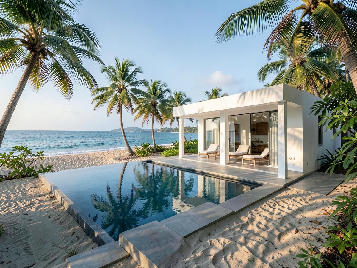 Oceanfront Retreat With Infinity Pool in Prampram, Greater Accra