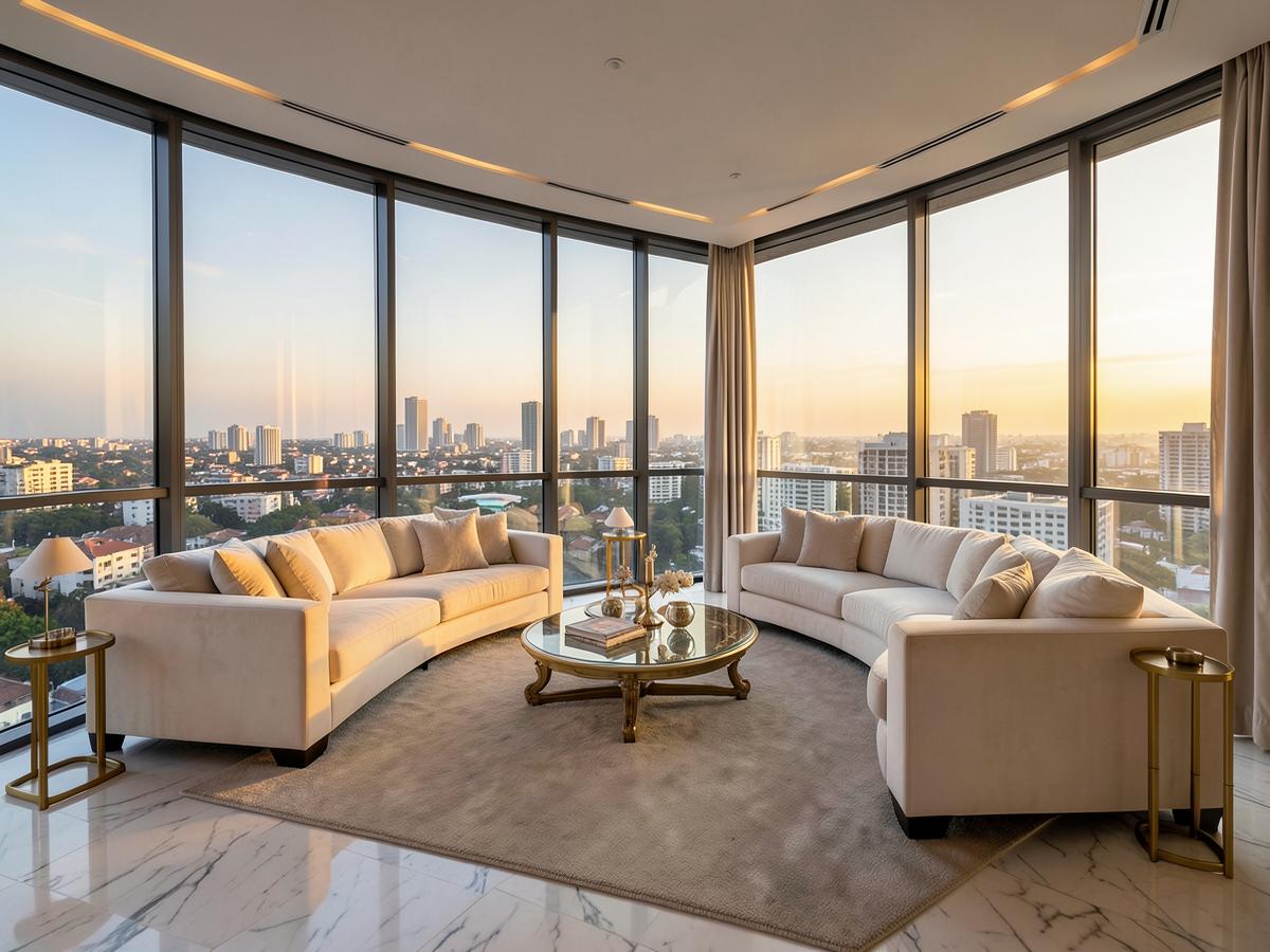 Skyline Penthouse With Private Terrace in Cantonments, Accra